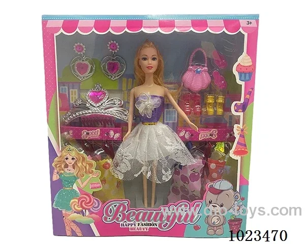 11.5inch  doll with  A movable hand in window box