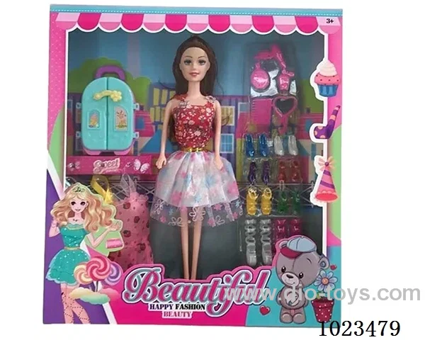11.5inch  doll with  A movable hand in window box