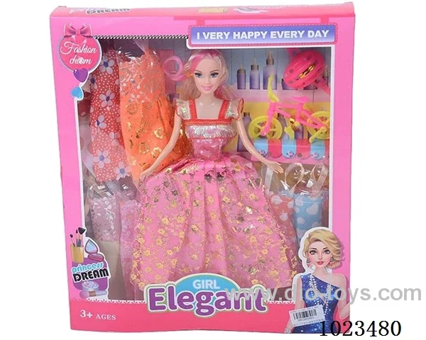 11.5inch  doll with  A movable hand in window box
