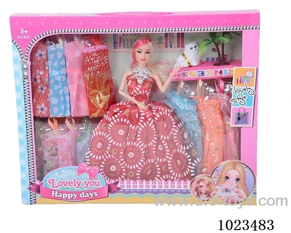 11.5inch 9-joint doll with  A movable hand in window box