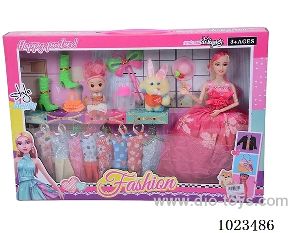 11.5inch 9-joint doll with  A movable hand in window box