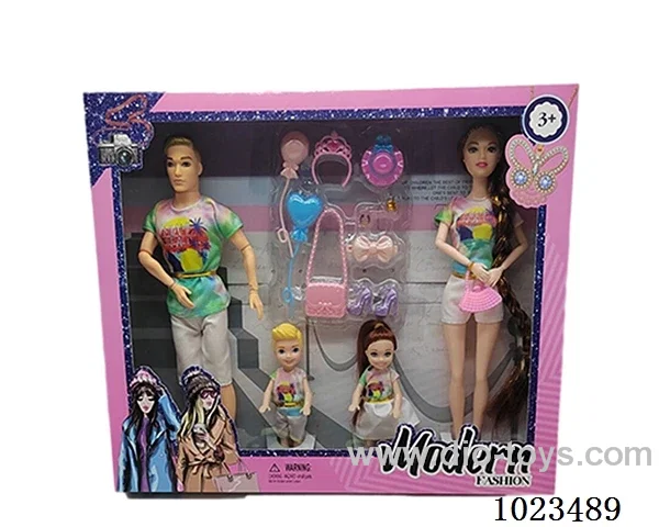 11.5inch 4pcs doll in window box