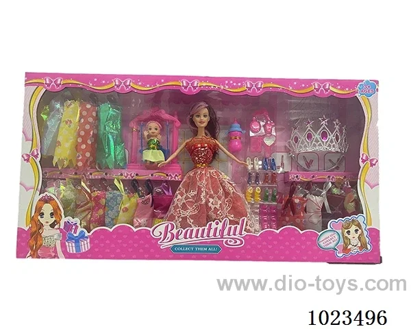 11.5inch  doll with  A movable hand in window box