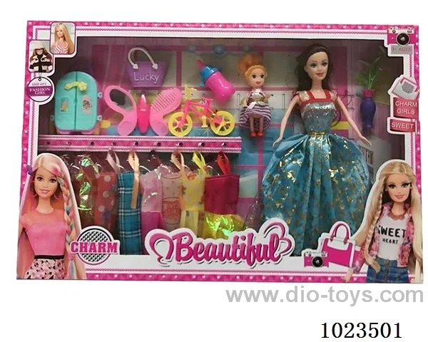 11.5inch  doll with  A movable hand in window box