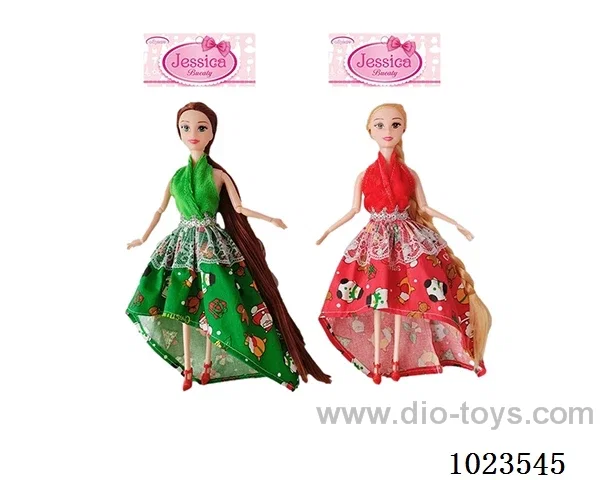 11.5inch 9-joint doll 2sets mixed loading in opp bag