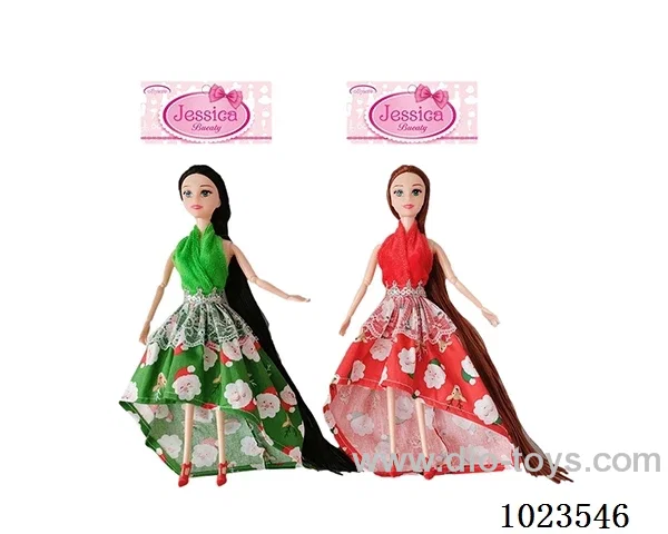 11.5inch 9-joint doll 2sets mixed loading in opp bag