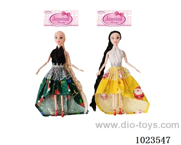 11.5inch 9-joint doll 2sets mixed loading in opp bag
