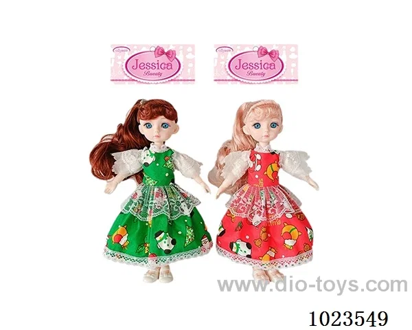 14inch 12-joint doll 2sets mixed loading in PP bag with header