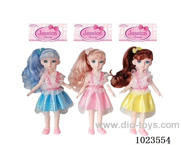 14inch 12-joint doll 2sets mixed loading in PP bag with header