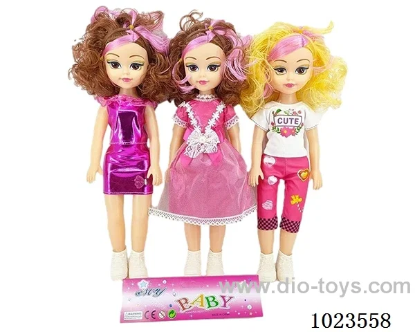 20inch doll with music &a movable hand 3sets mixed loading in PP bag with header