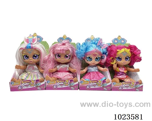 16inch doll withShaking head function 4sets mixed loading in window box