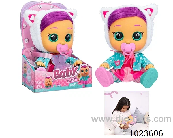 14inch doll with 4-sound music &Tearshedding function in display box