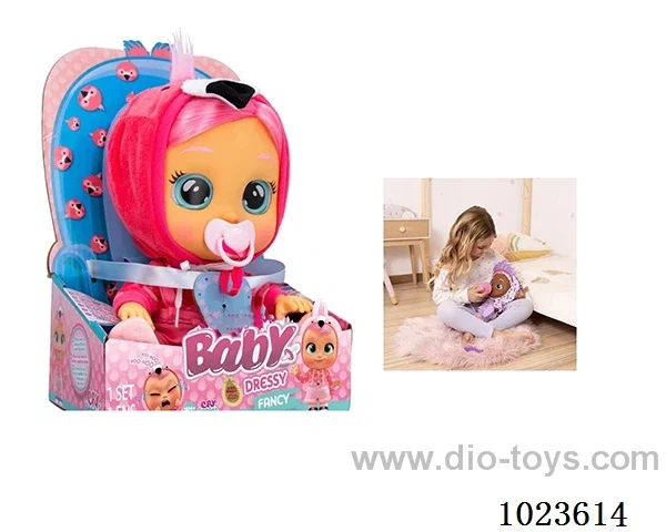 14inch doll with 4-sound music &Tearshedding function in display box