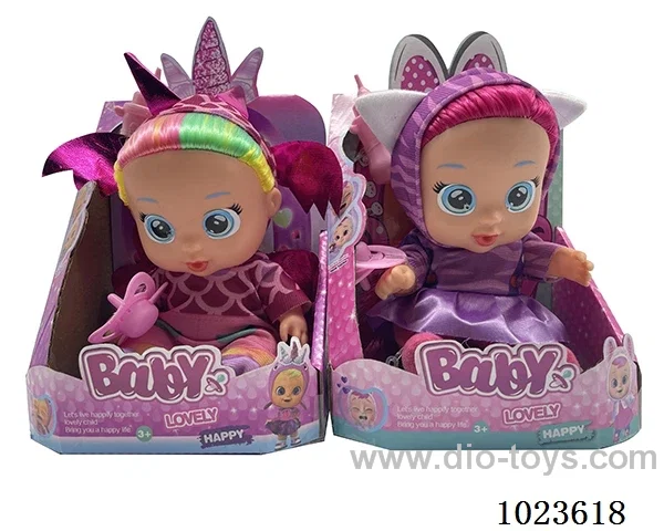 10inch doll with 4-sound music &Tearshedding function in display box