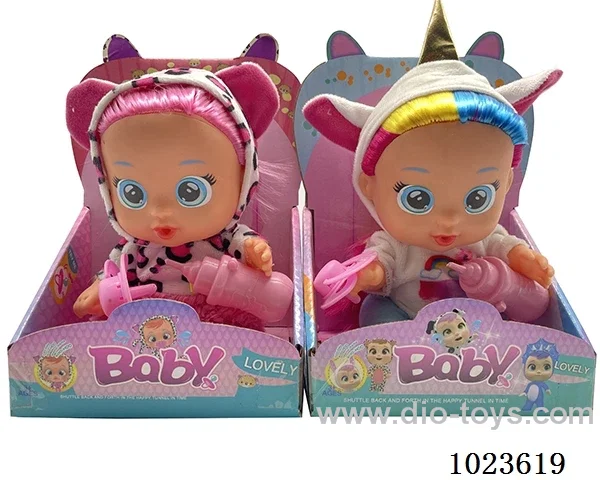 10inch doll with 4-sound music &Tearshedding function in display box