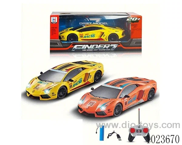 4ch RC car 2color mixed loading include battery in window box