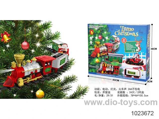 hanging rail train set in color box