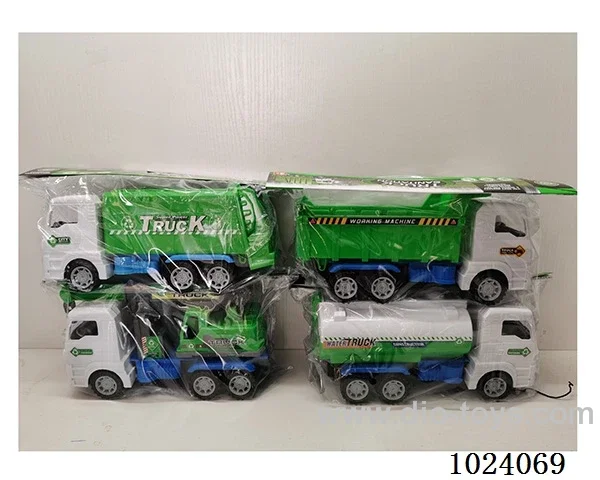 Inertia car 4sets mixed loading in pp bag with header