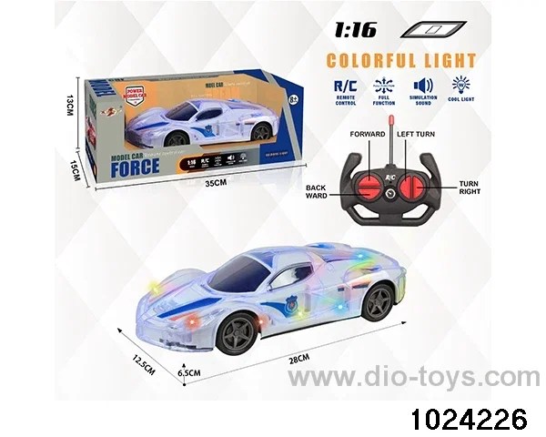 4ch RC car W L/M in window box