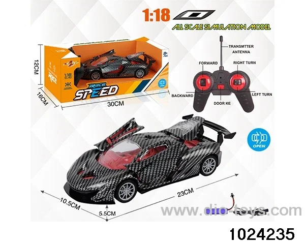 1:18 5ch RC car with light in window box(Package Electricity)