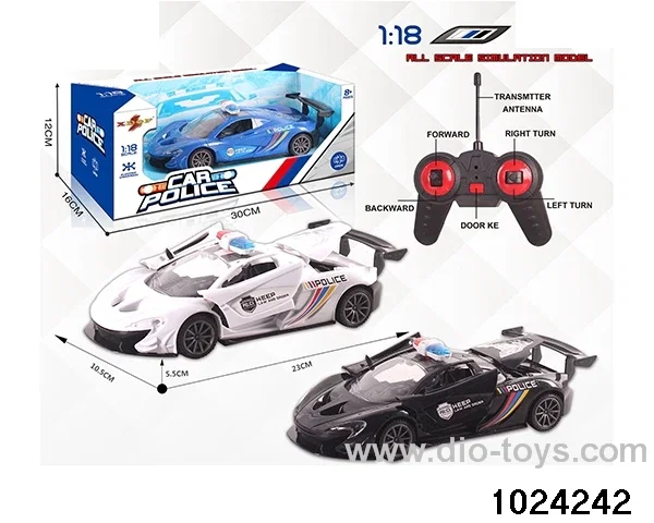 1:18 5ch RC car with light in window box(No package electricity)