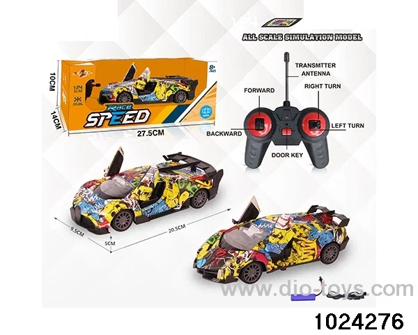 1:24 5ch RC car with light in window box(Package Electricity)
