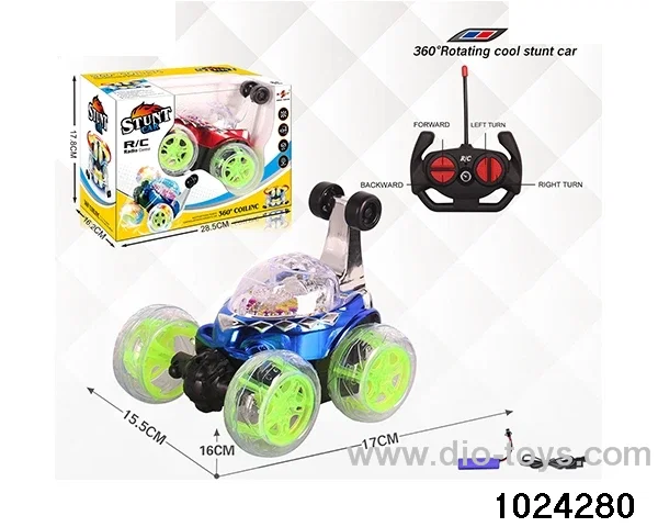 Stunt Dump Truck W L/M in window box(Package Electricity)