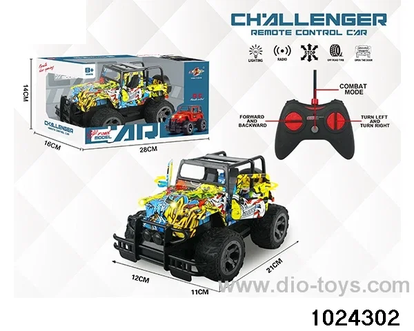 5ch RC car in window box