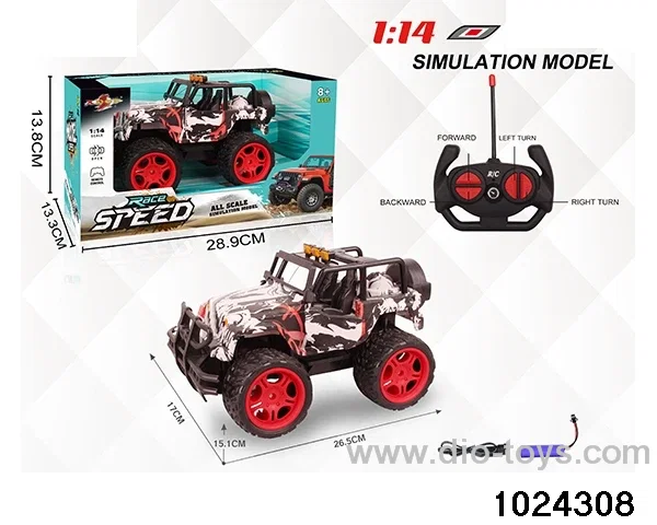1:14 4ch RC car in window box(Package Electricity)