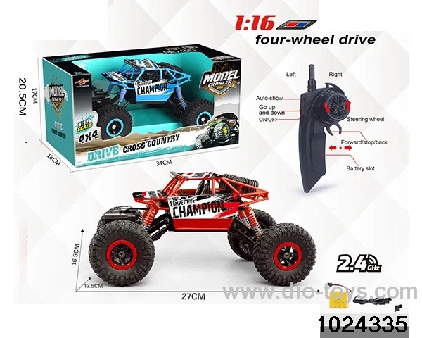 1:16 RC car in window box