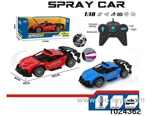 1:18 4ch RC car with light in window box(Package Electricity)