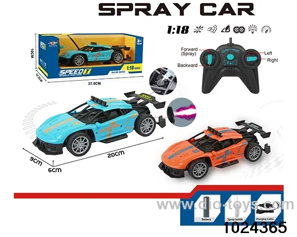 1:18 4ch RC car with light in window box(Package Electricity)
