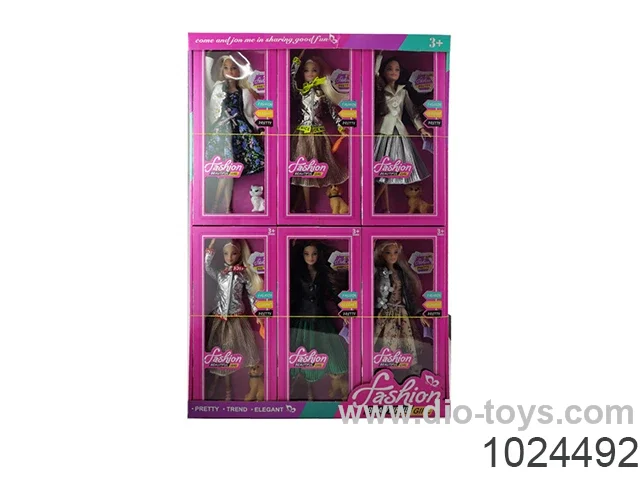 11.5inch doll in display box 6 pcs
