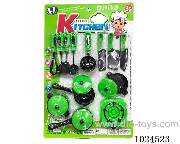 kitchen set in blister card