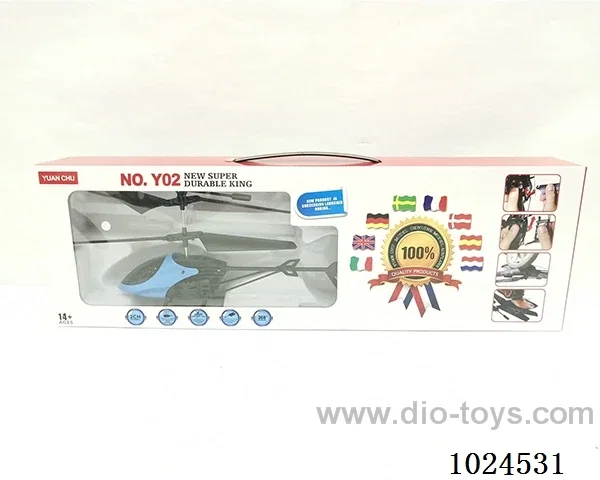 2ch RC aircraft 2color mixed loading in window box