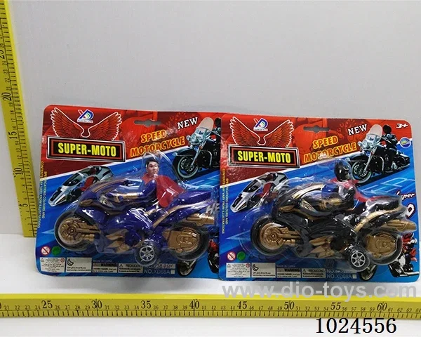 Inertia motorcycle 2color mixed loading in blister card