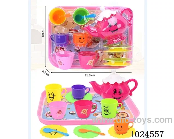 Tea set in blister