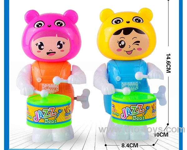 Wind-up toy in opp bag