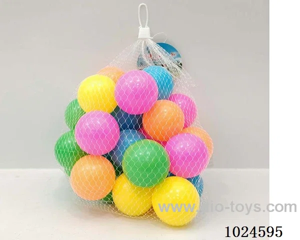 5.5cm color ball 30pcs in net bag