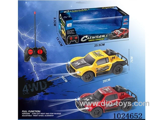 1:20 4ch RC car with light not include battery 2color mixed loading in window box