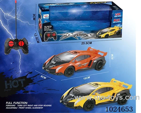 1:20 4ch RC car  not include battery 2color mixed loading in window box