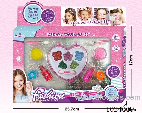 children's makeup in window box