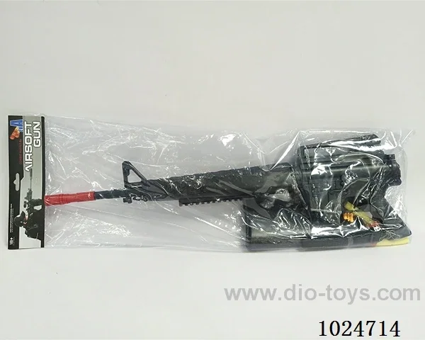 4 in 1 gun toys in pe bag with header
