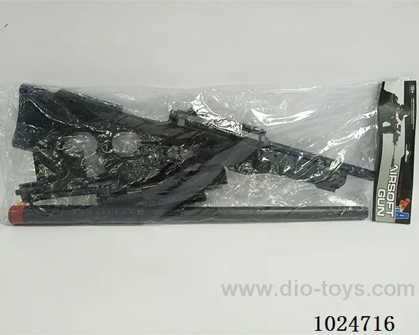 3 in 1 gun toys in pe bag with header