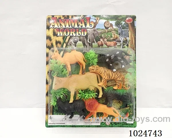 7pcs Animal suit in blister card