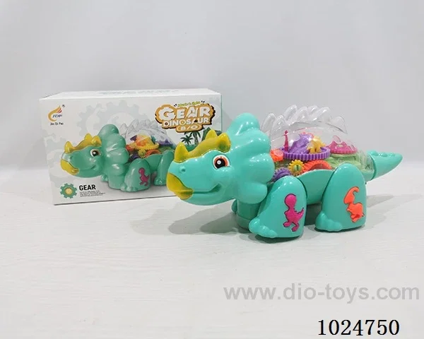 Electric universal dinosaur with light&music in color box