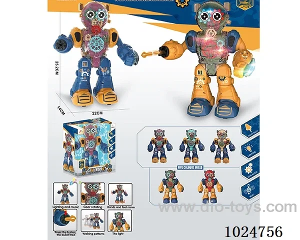 Electric robot in display box