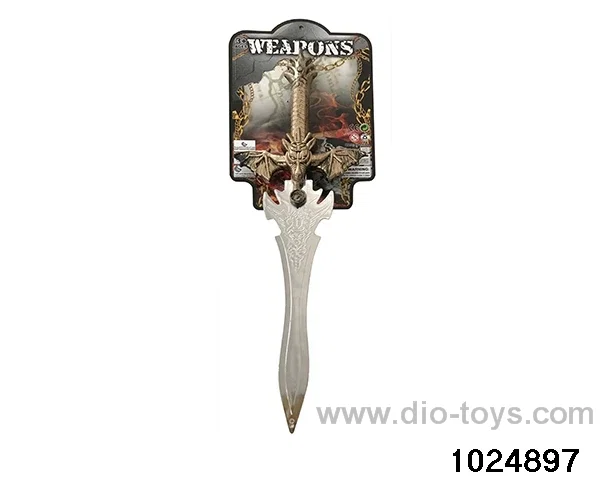Antique Bronze Weapon Sword in Tied On Card