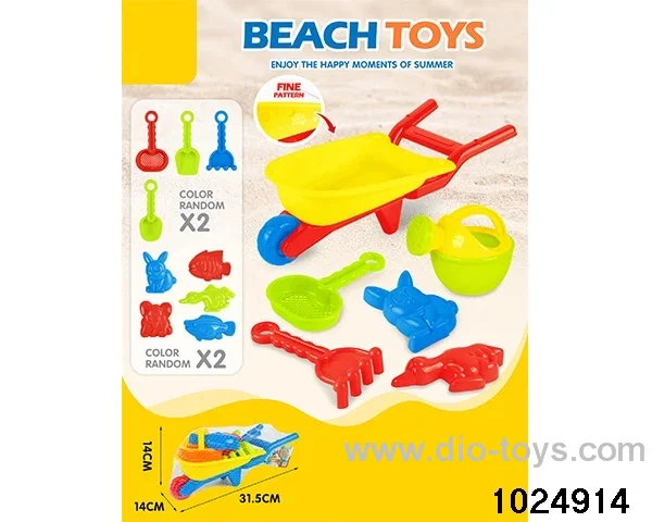 6pcs Beach Cart in Net bag