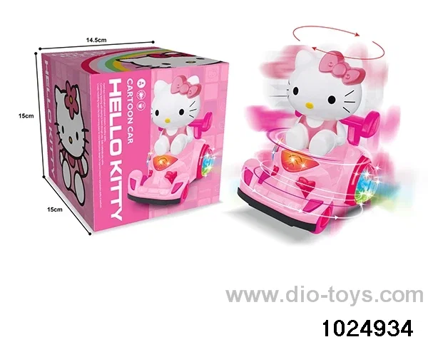 KT cat stunt rotating kart in color box